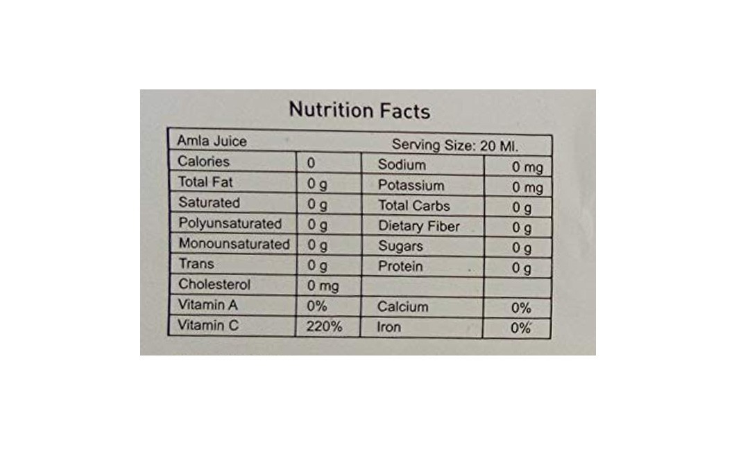 Natureland Organics Amla Juice    Bottle  500 millilitre
